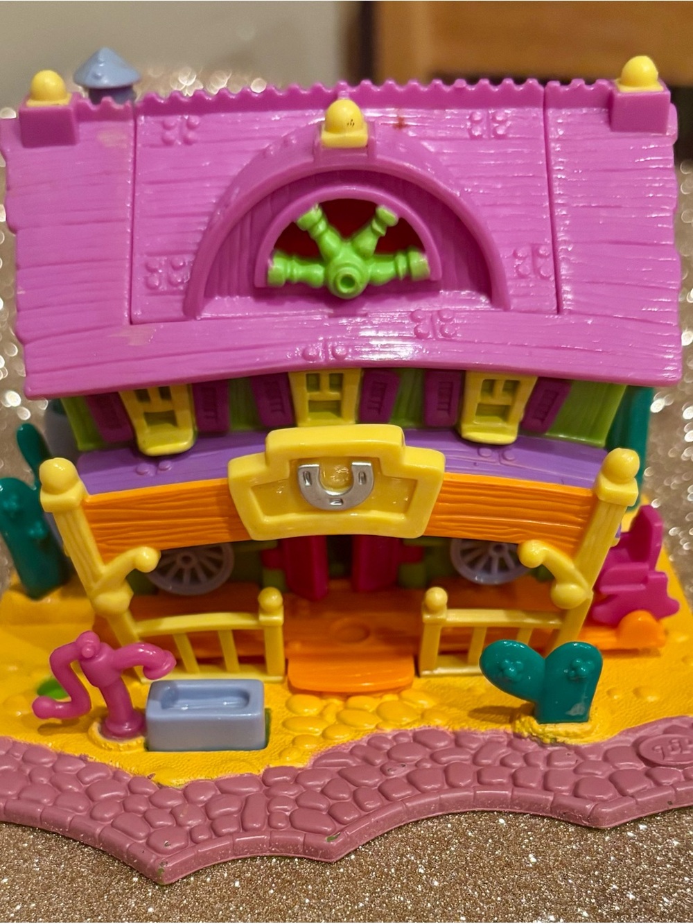 Bluebird Toys: Polly Pocket 1994 Light-up Horseshoe Saloon